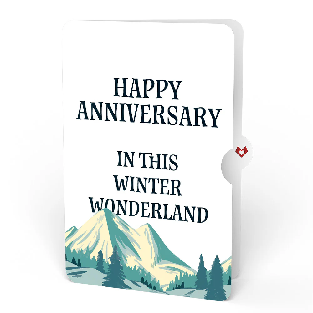 Mountain Ski Adventure Anniversary Pop-Up Card and Sentiment Set - Image 4