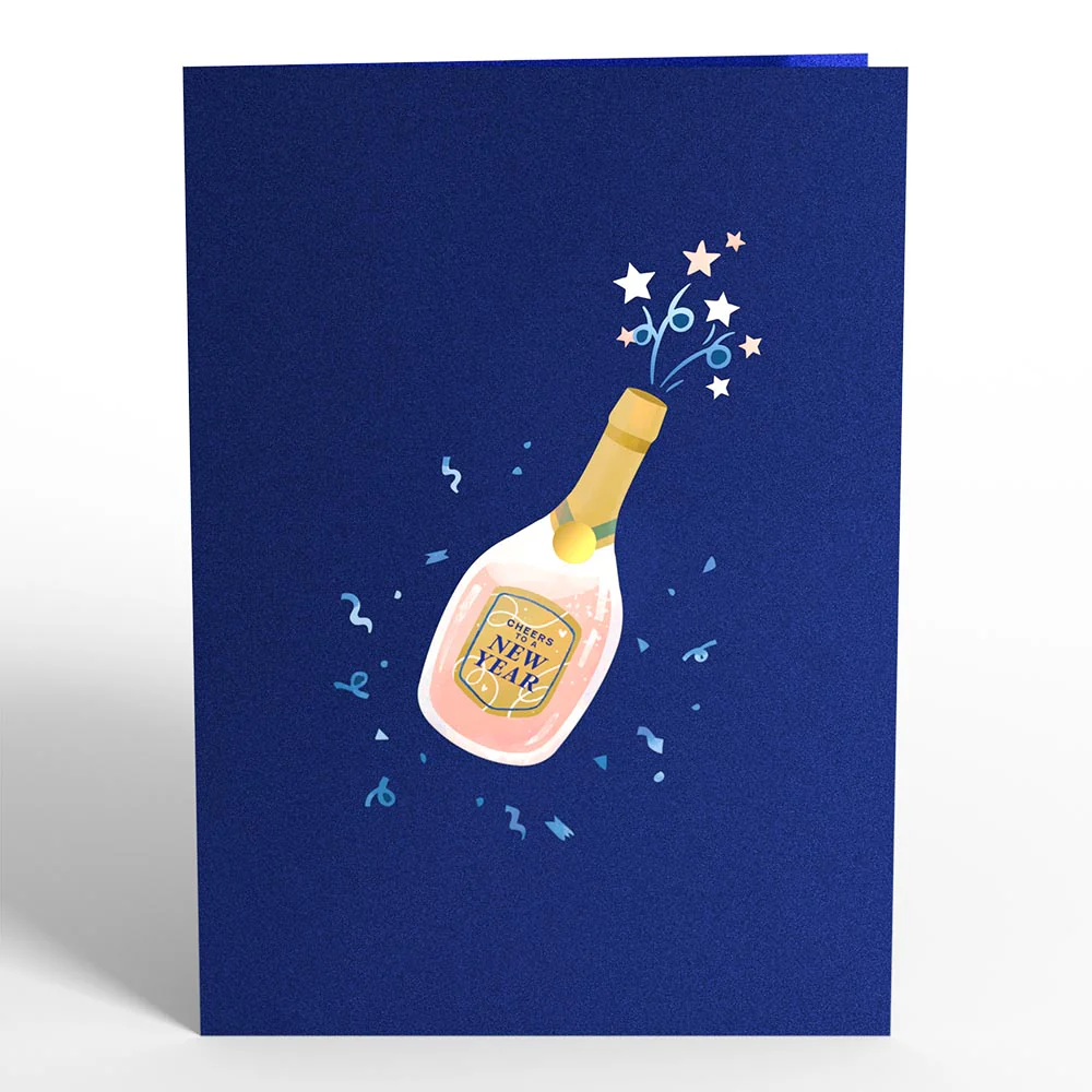 New Year Cheers Pop-Up Card - Image 4