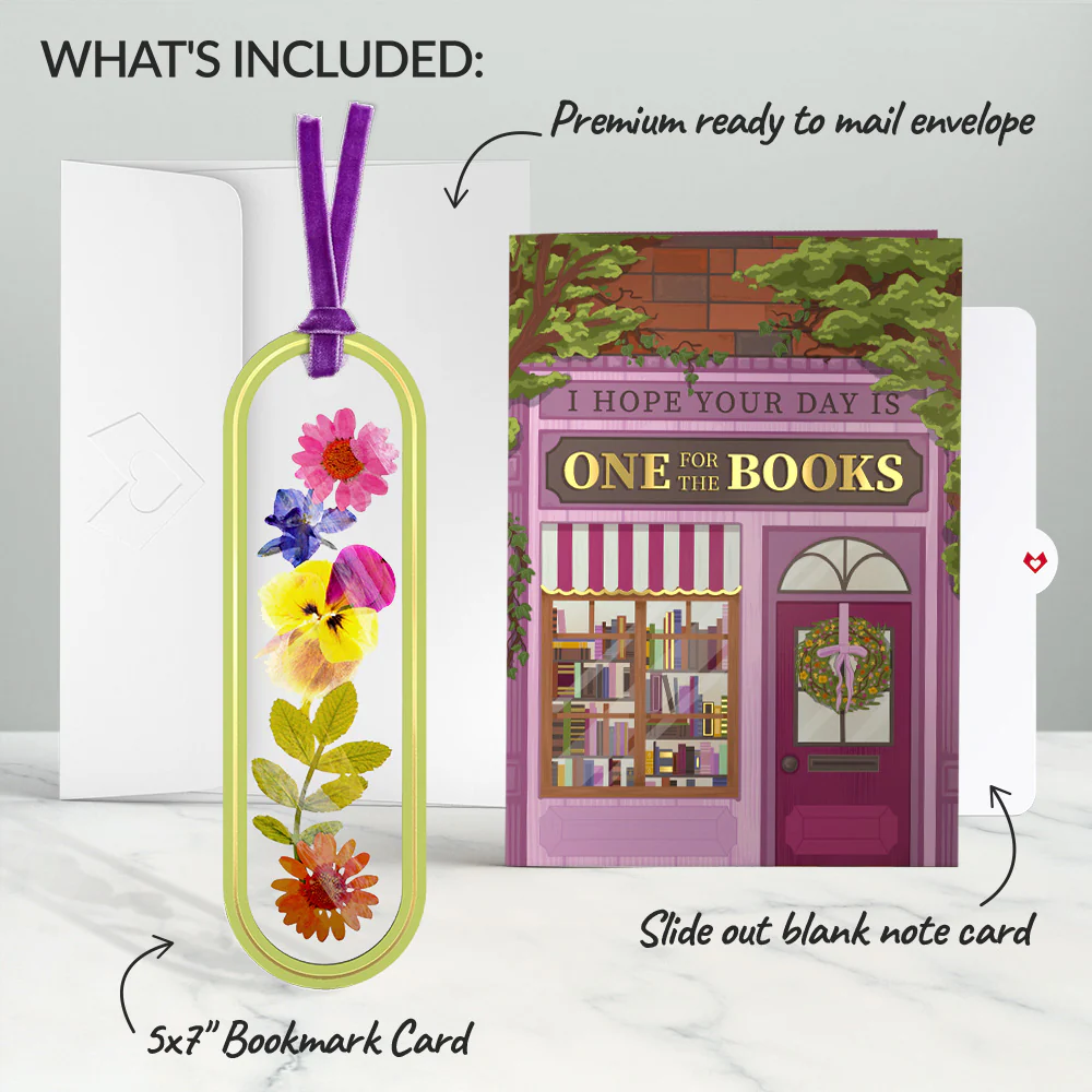 One for the Books Petal Pressed™ Bookmark Card - Image 6