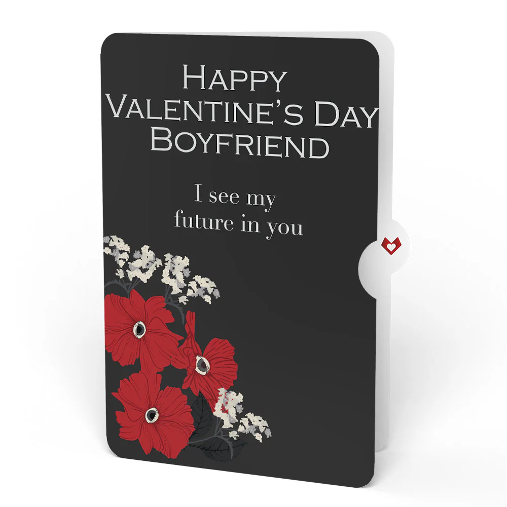 Only Have Eyes for You Valentine Pop-Up Card and Sentiment Set for Boyfriend - Image 4
