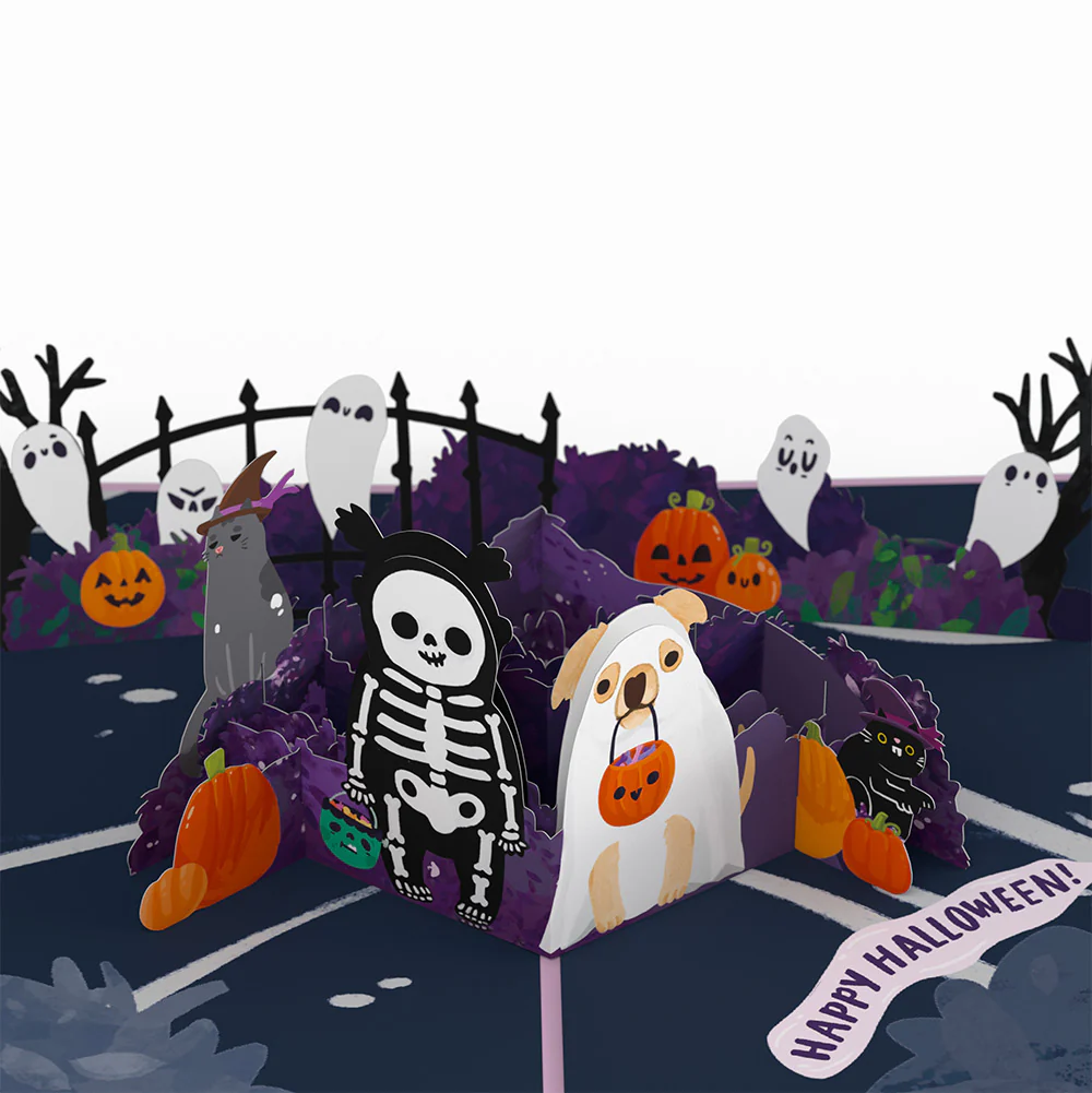 'Oohh, Spooky' Halloween Pop-Up Card and Sentiment Set for Grandma - Image 3