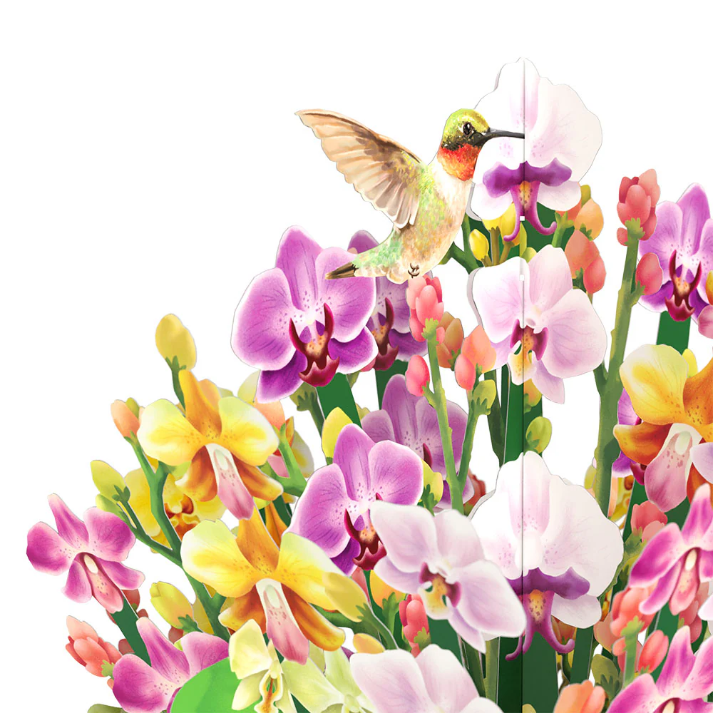 Orchid Mother's Day Bouquet and Sentiment Set for Wife - Image 3