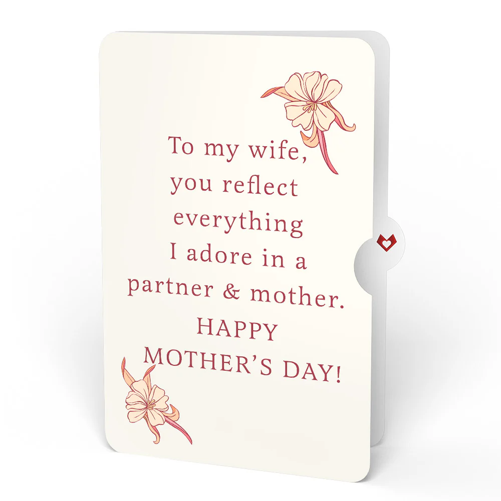 Orchid Mother's Day Bouquet and Sentiment Set for Wife - Image 4