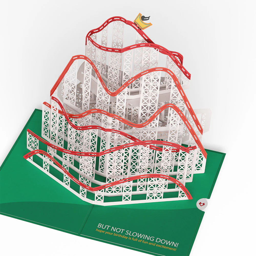 Over the Hill 100th Birthday Pop-Up Card and Sentiment Set - Image 3