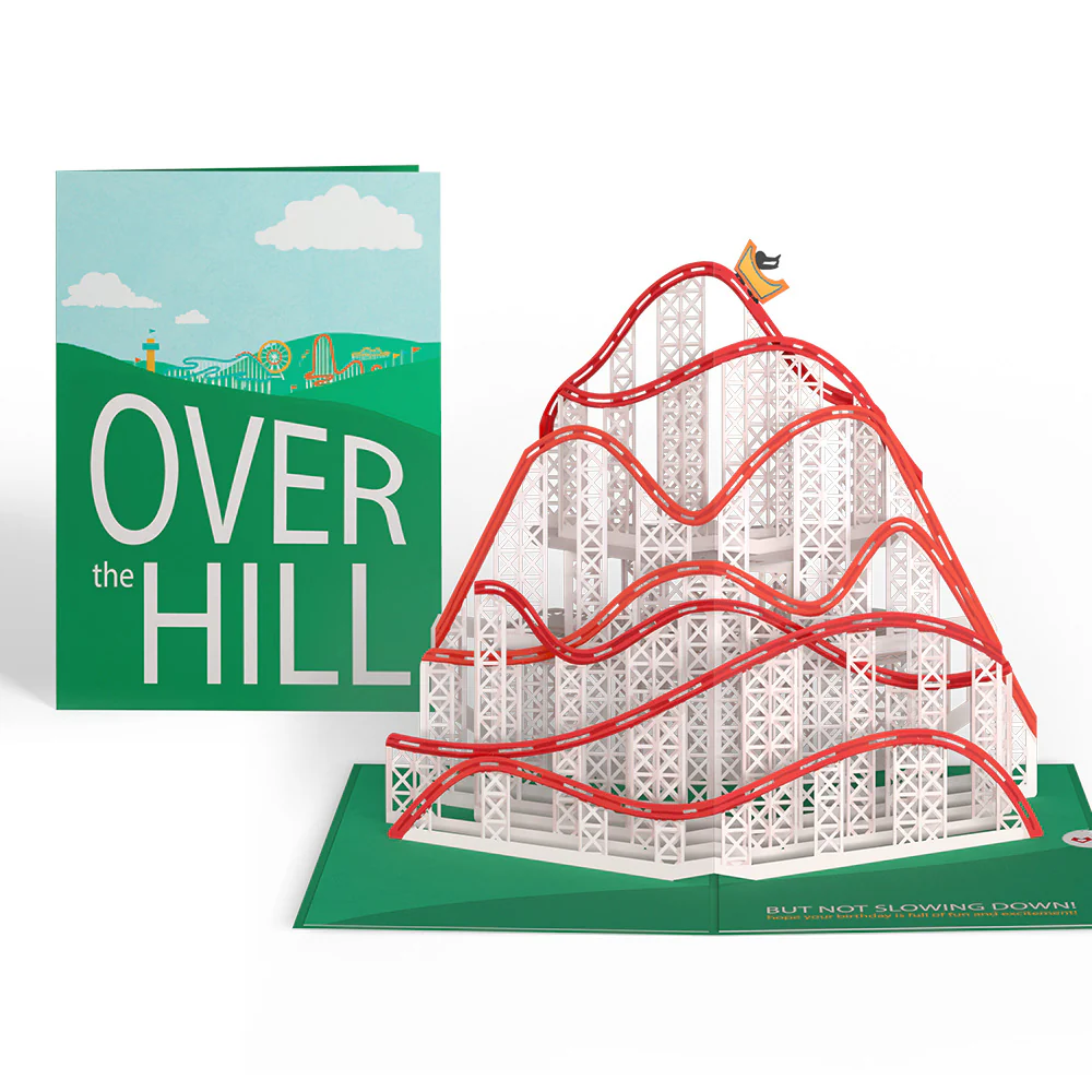 Over the Hill Birthday Pop-Up Card