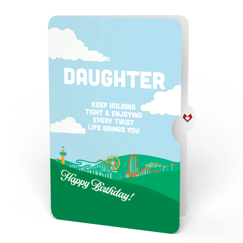 Over the Hill Birthday Pop-Up Card and Sentiment Set for Daughter - Image 4