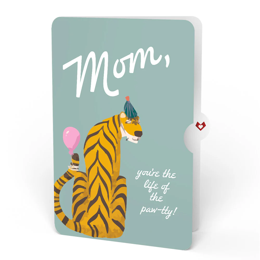 Party Animals Birthday Pop-Up Card and Sentiment Set for Mom - Image 4