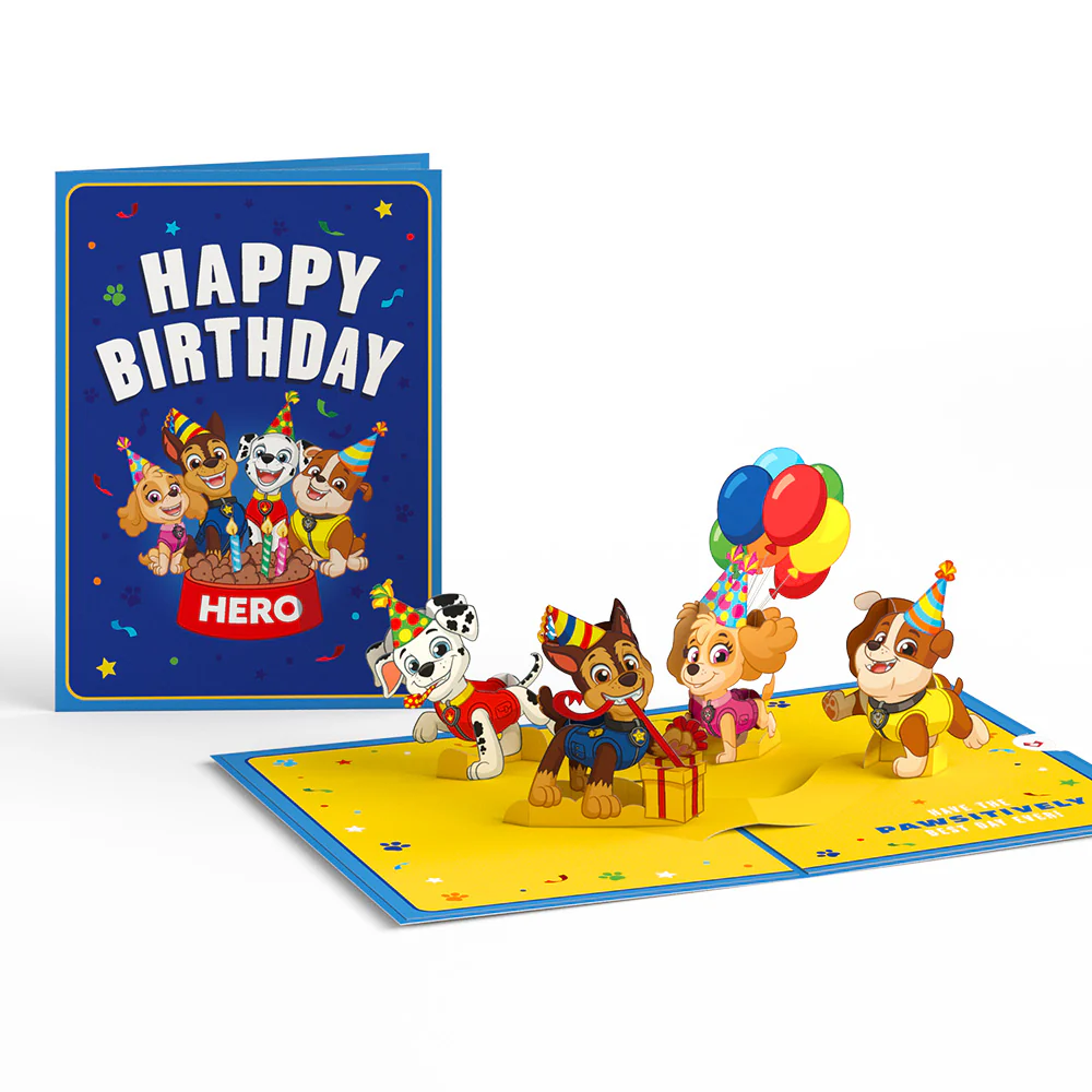 PAW Patrol Birthday Hero Pop-Up Card