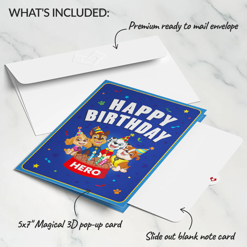 PAW Patrol Birthday Hero Pop-Up Card - Image 6