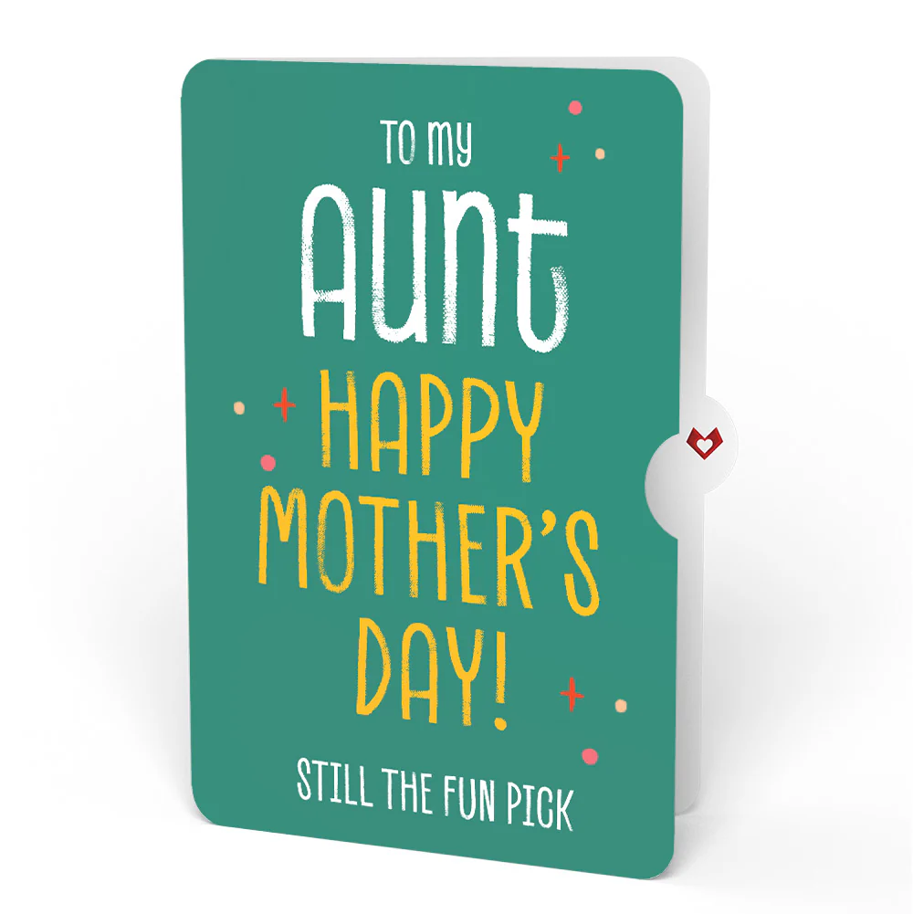 Pick You Every Time Mother’s Day Pop-Up Card and Sentiment Set for Aunt - Image 4