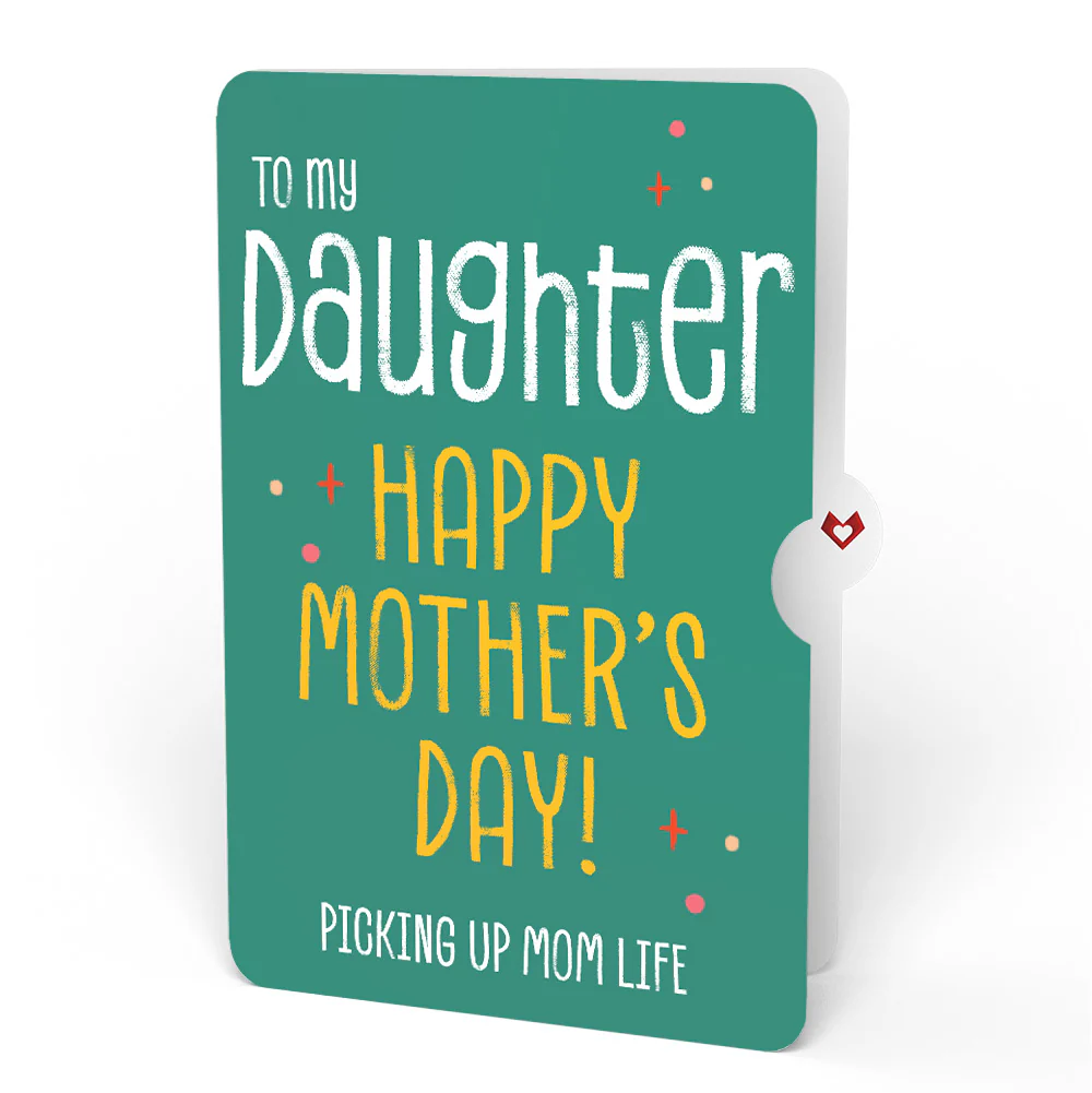 Pick You Every Time Mother’s Day Pop-Up Card and Sentiment Set for Daughter - Image 4