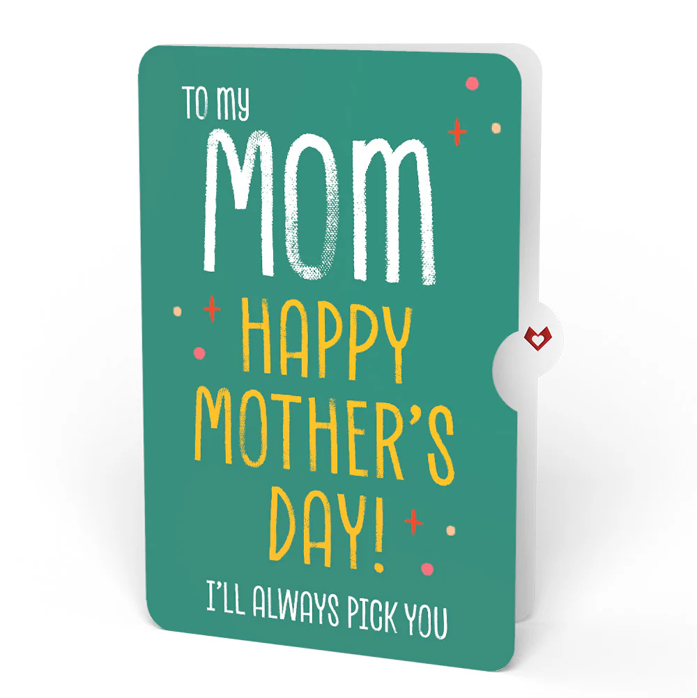 Pick You Every Time Mother’s Day Pop-Up Card and Sentiment Set for Mom - Image 4
