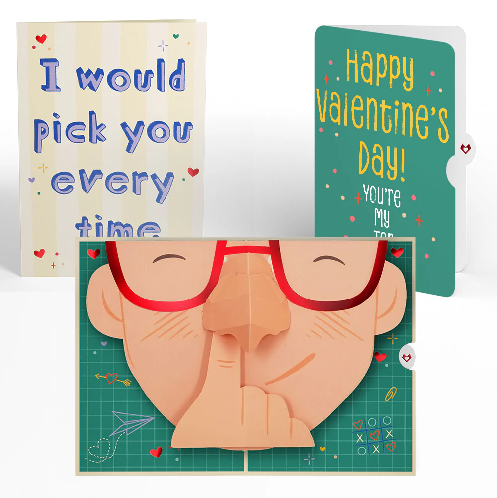 Pick You Every Time Valentine Pop-Up Card and Sentiment Set