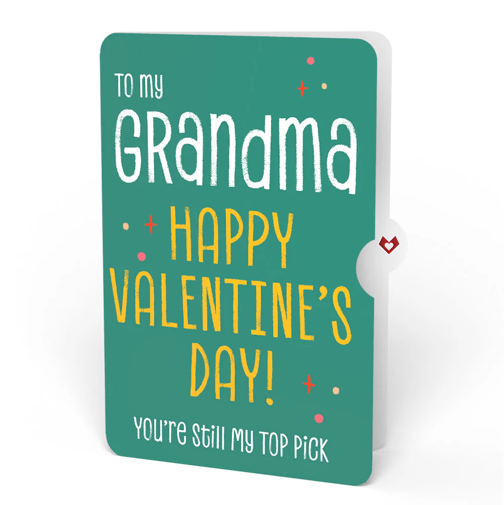 Pick You Every Time Valentine Pop-Up Card and Sentiment Set for Grandma - Image 4