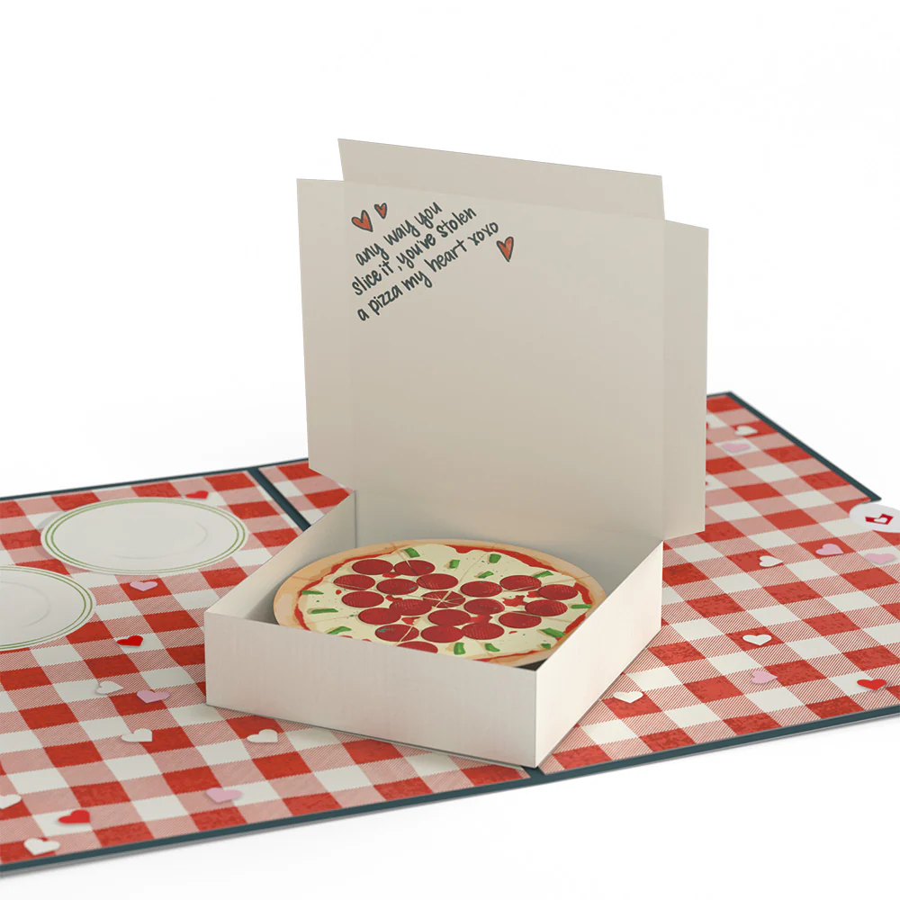 Pizza Love Mother's Day Pop-Up Card and Sentiment Set for Grandma - Image 3