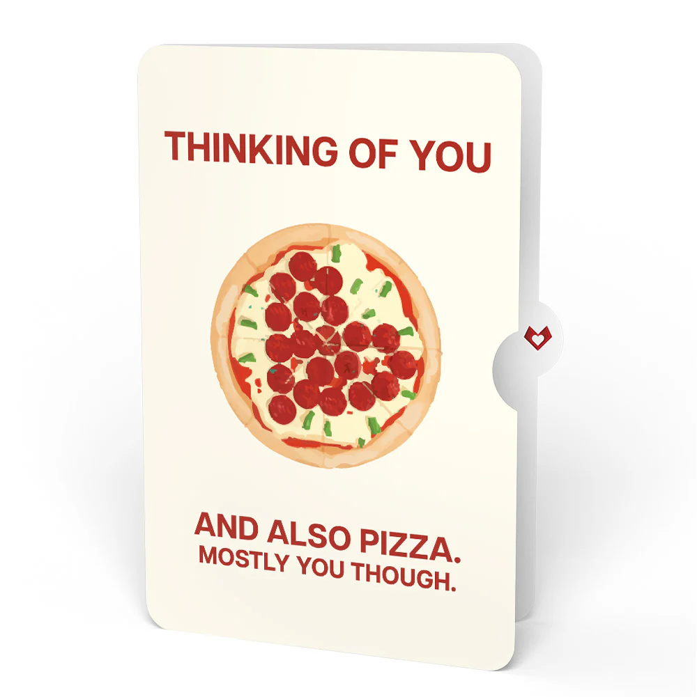 Pizza Love Thinking of You Pop-Up Card and Sentiment Set - Image 4