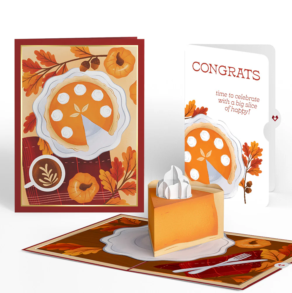 Pumpkin Pie Congratulations Pop-Up Card and Sentiment Set