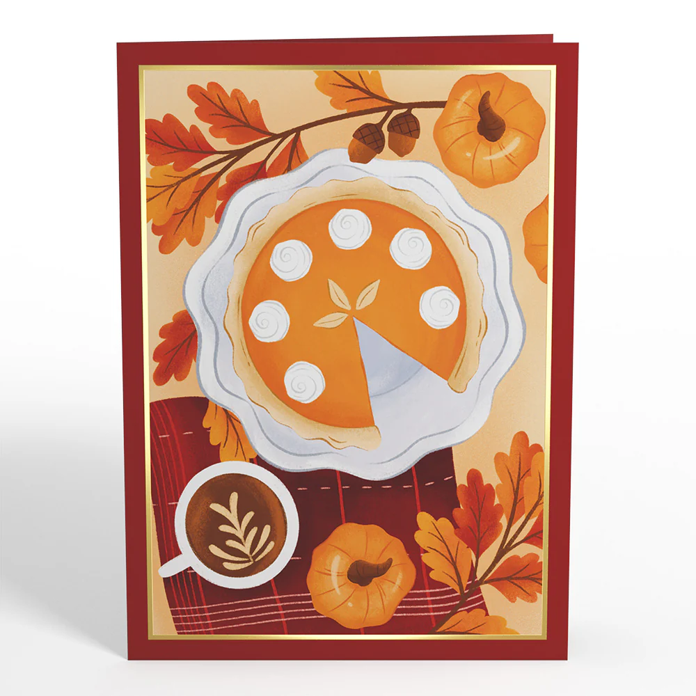 Pumpkin Pie Pop-Up Card - Image 4