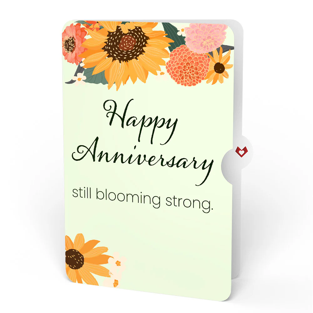 Radiant Sunflowers Anniversary Pop-Up Card and Sentiment Set - Image 4