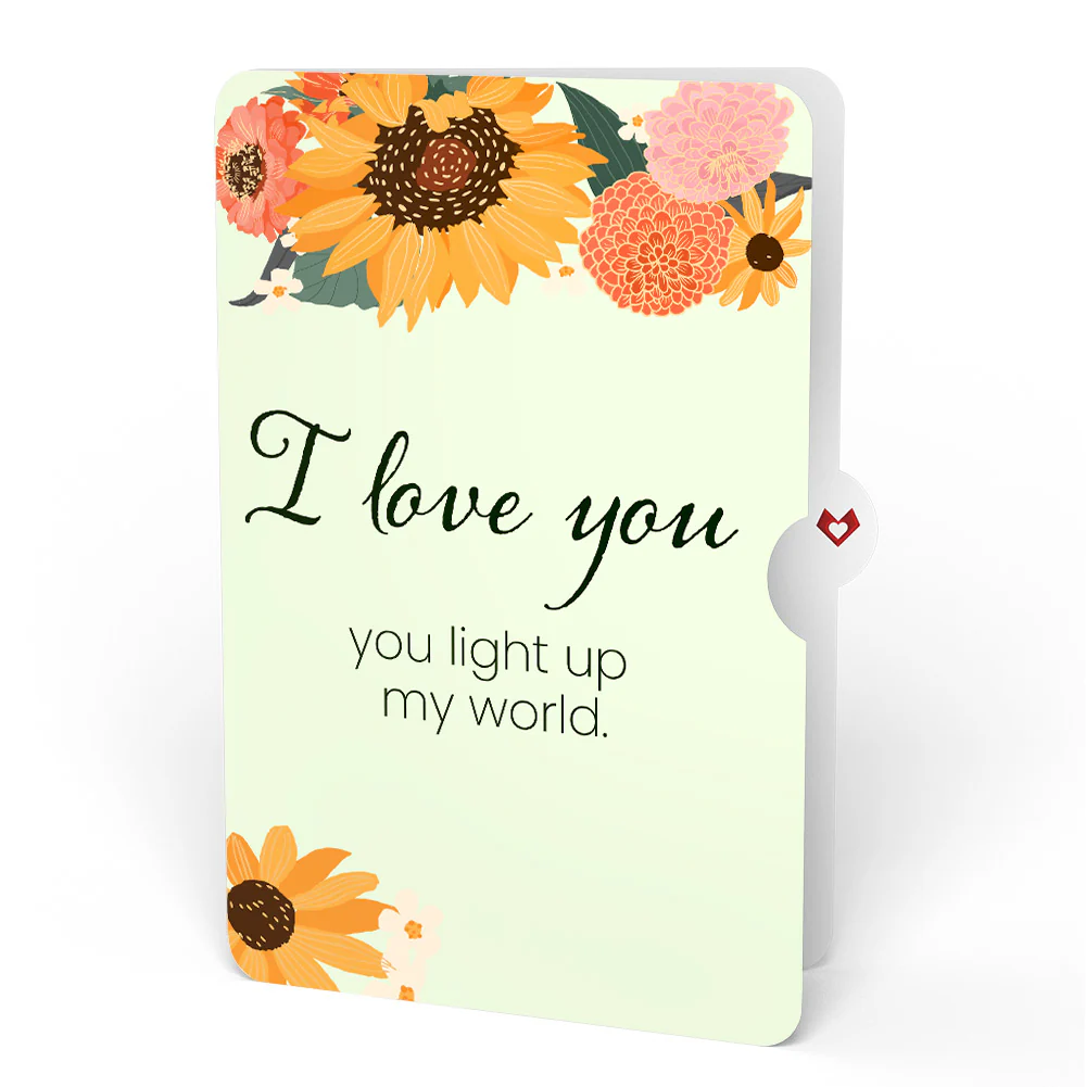 Radiant Sunflowers Love Pop-Up Card and Sentiment Set - Image 4