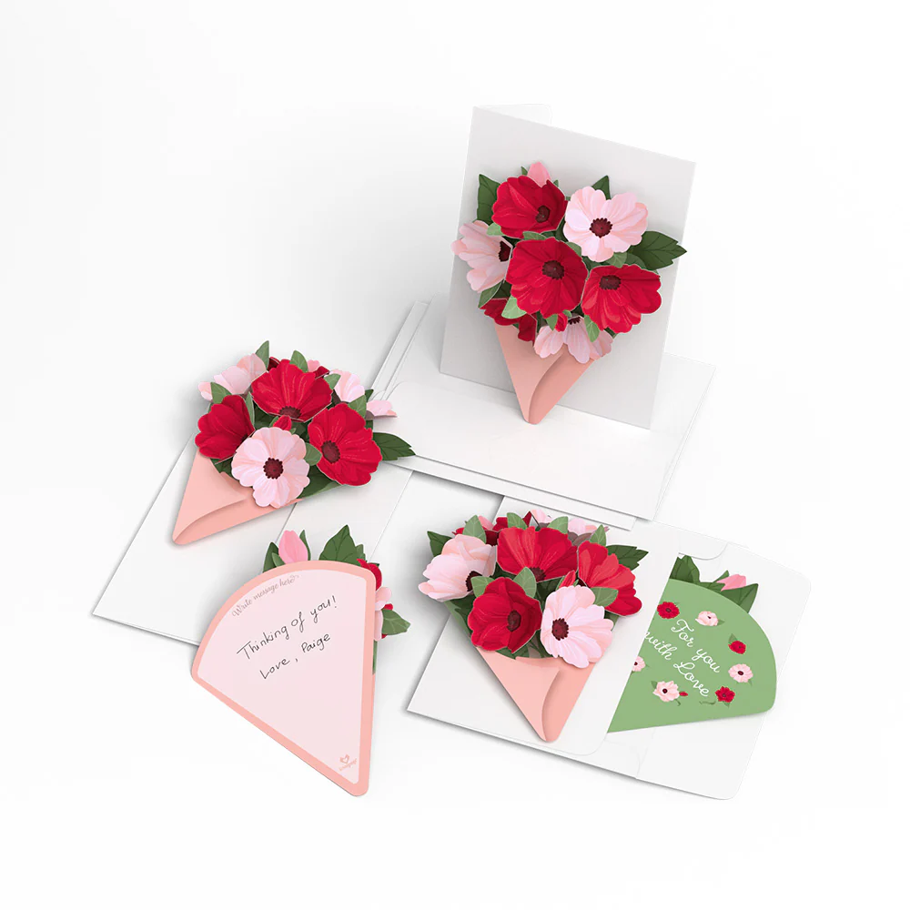 Rosy Ruby Little Blooms (Notecard 5-Pack) - Image 3