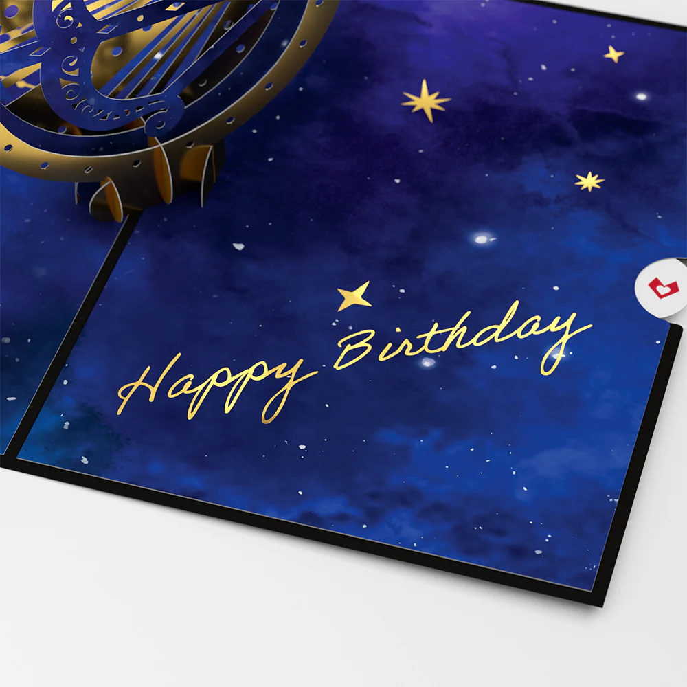 Sagittarius Zodiac Birthday Pop-Up Card - Image 6