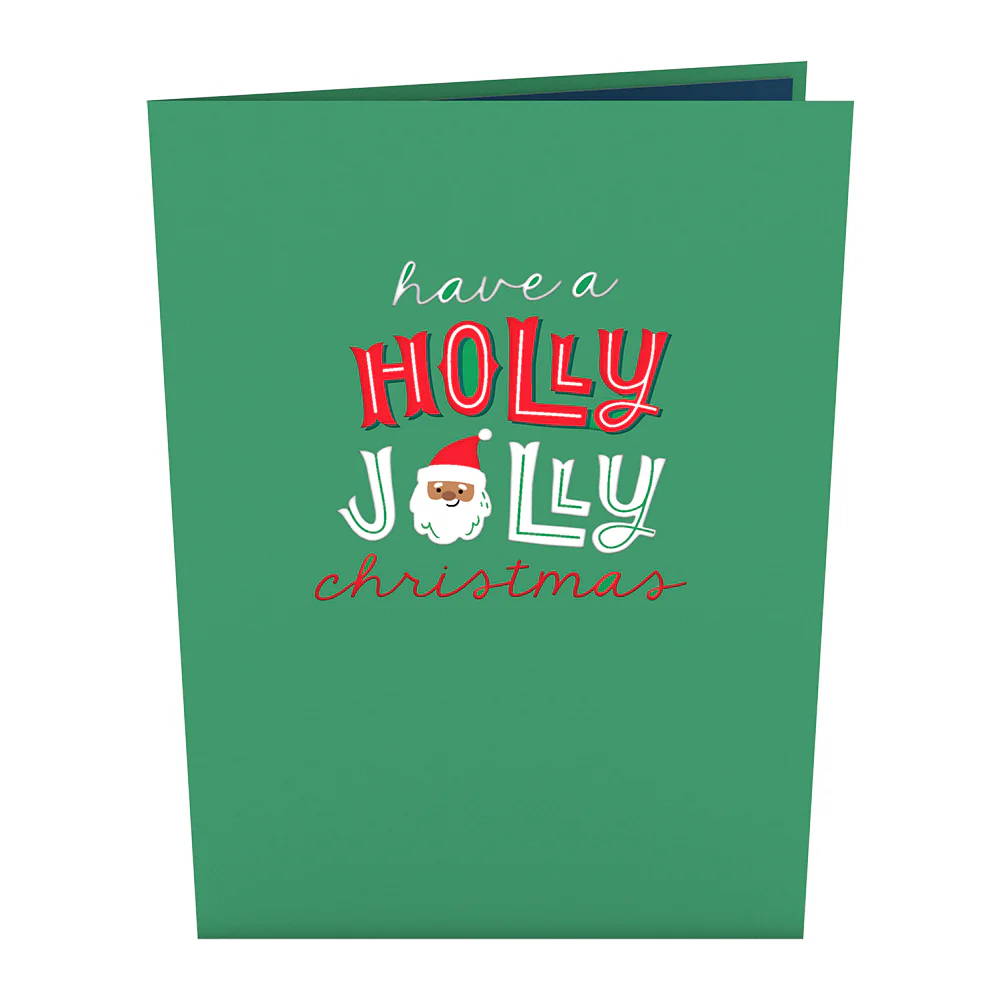 Santa Decorating a Christmas Tree Pop-Up Card - Image 4