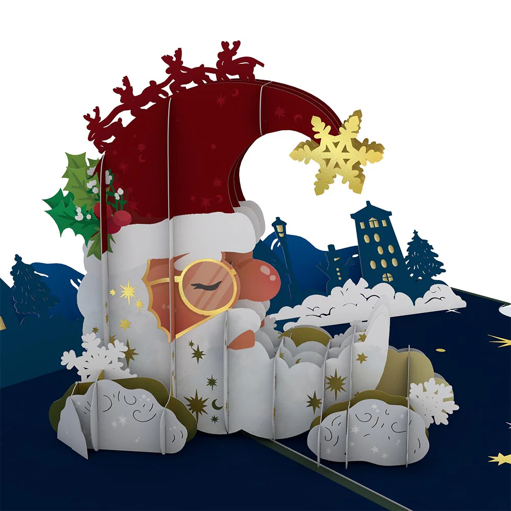 Santa Moon Pop-Up Card - Image 2