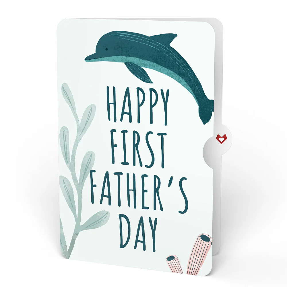 Seaside Sandcastle First Father's Day Pop-Up Card and Sentiment Set - Image 4