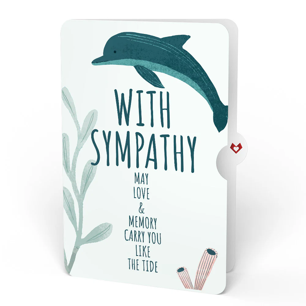 Seaside Sandcastle Sympathy Pop-Up Card and Sentiment Set - Image 4