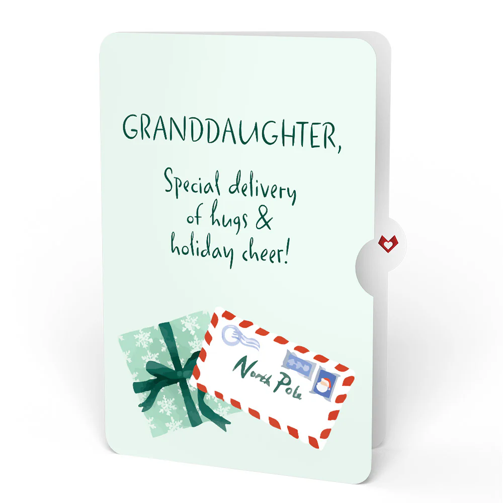 Season's Greetings Penguin Surprise Pop-Up Card and Sentiment Set for Granddaughter - Image 4
