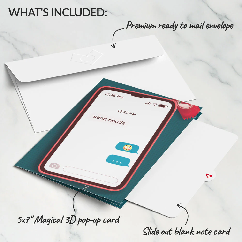 Send Noods Spicy Pop-Up Card - Image 6