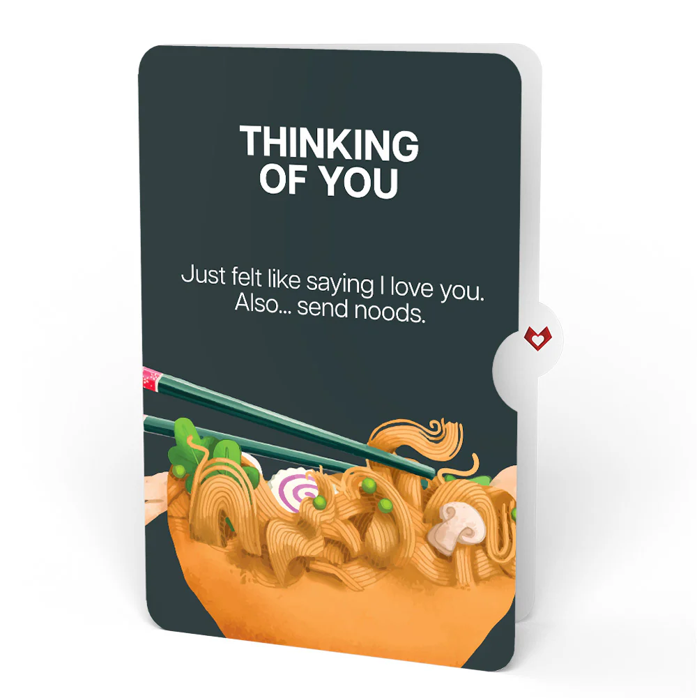 Send Noods Spicy Thinking of You Pop-Up Card and Sentiment Set - Image 4