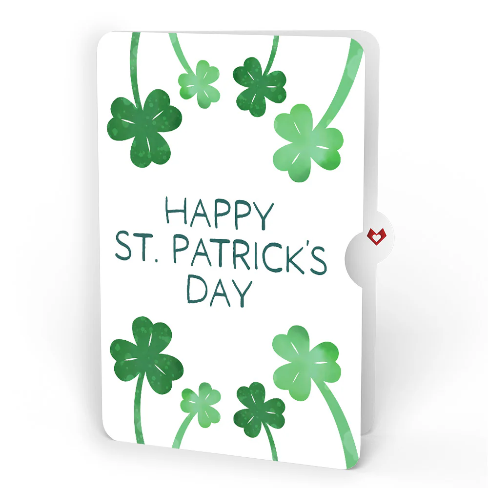 Shamrock Basket St. Patrick’s Day Pop-Up Card and Shamrock Sprigs Sentiment Set - Image 4