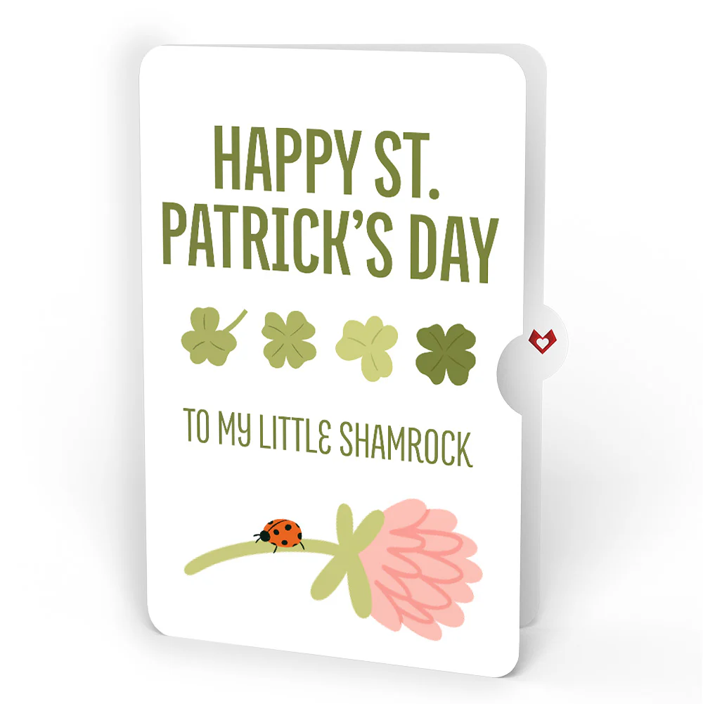Shamrock Fields St. Patrick’s Day Pop-Up Card and Sentiment Set for Kid - Image 4