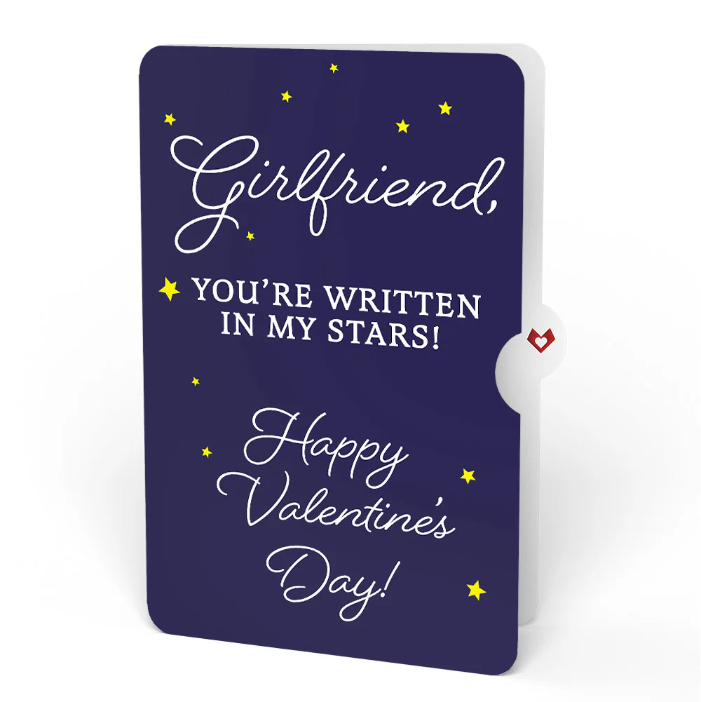 Shine Bright Valentine Pop-Up Card and Sentiment Set for Girlfriend - Image 4