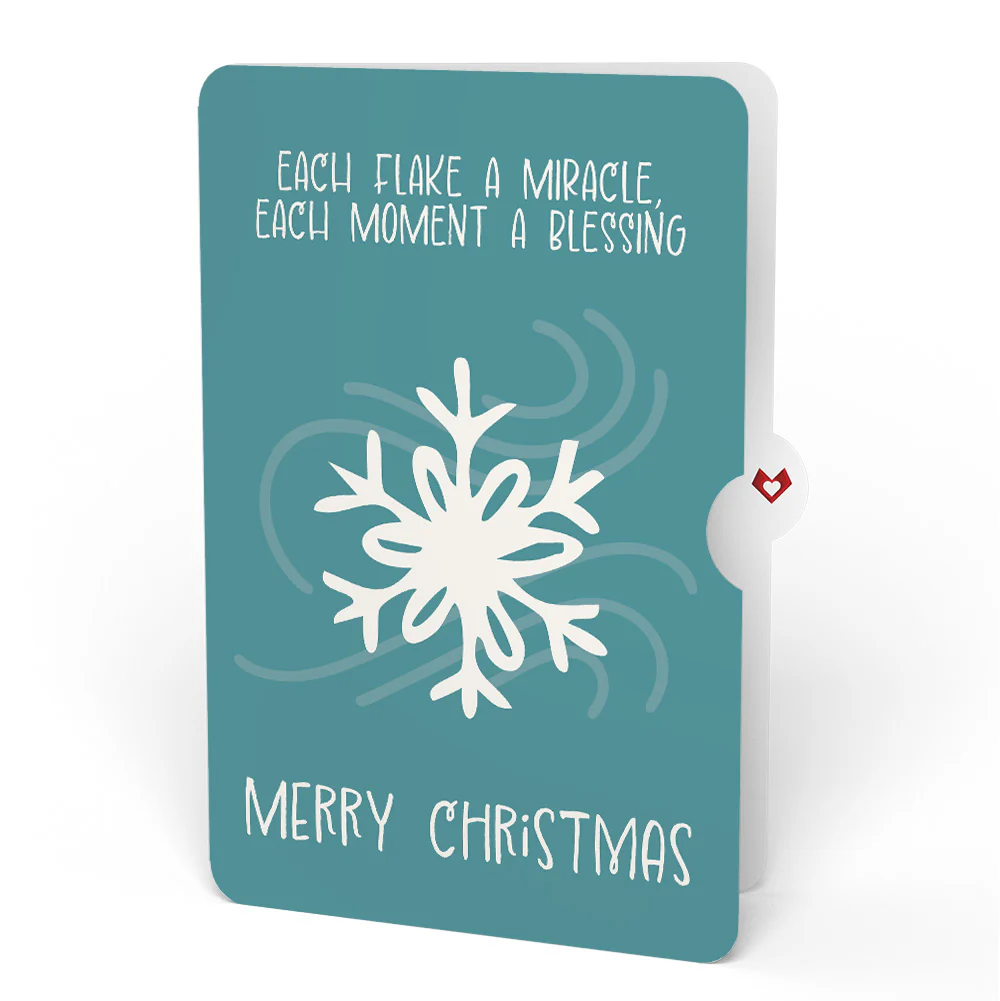 Snowfall's Hush Christmas Pop-Up Card and Snowflake Sentiment Set - Image 4