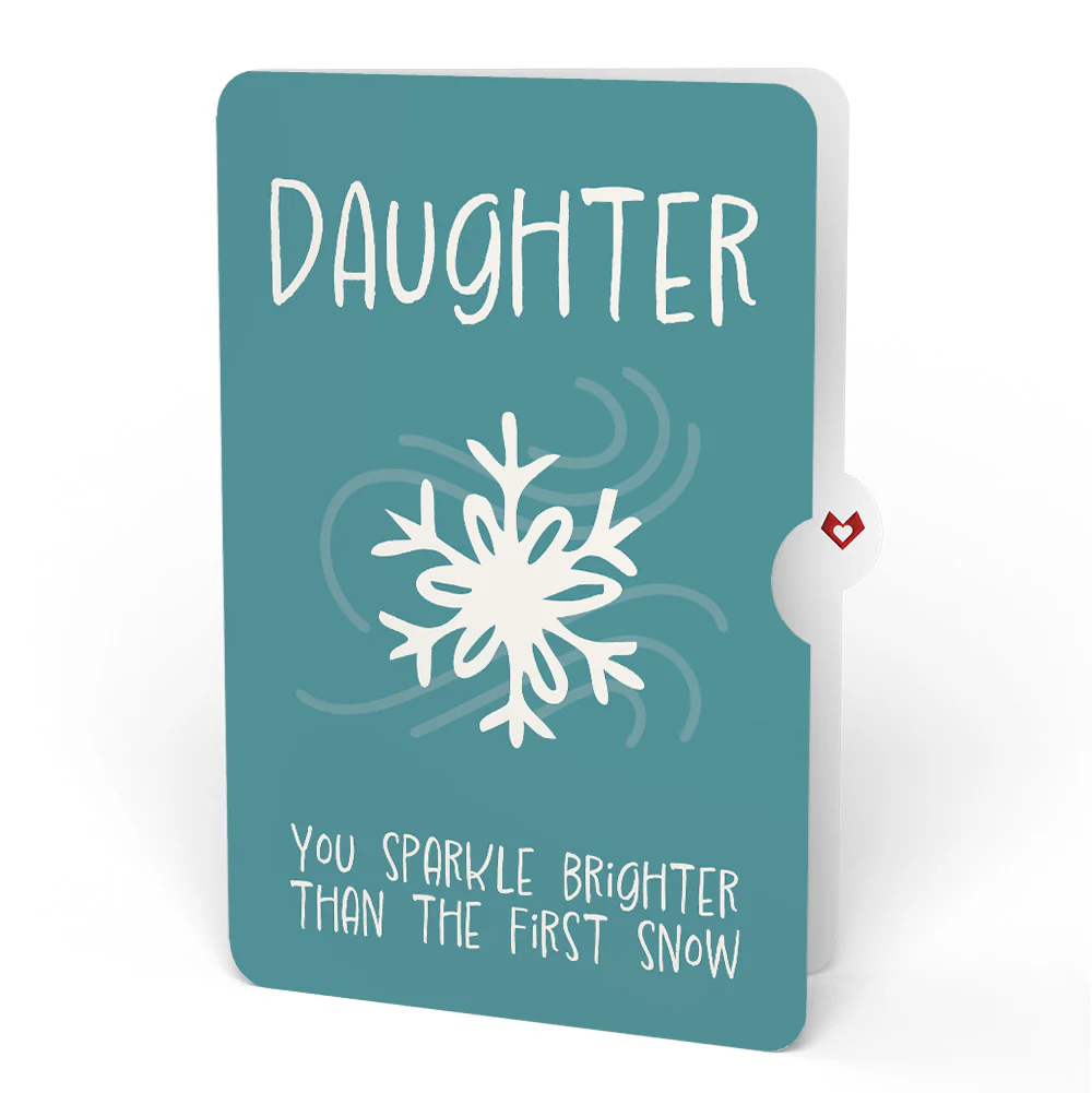 Snowy Owl Winter Pop-Up Card and Sentiment Set for Daughter - Image 4