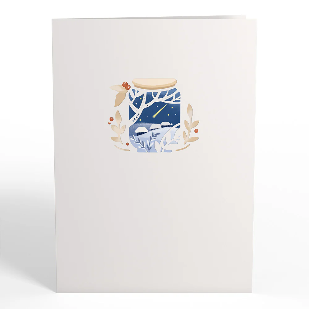 Snowy Winter Jar Pop-Up Card - Image 4