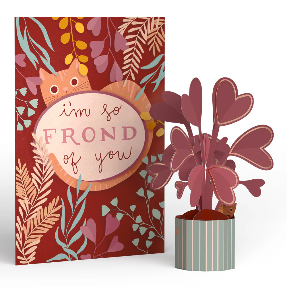 So Frond of You Card with Mini Bouquet - Image 2