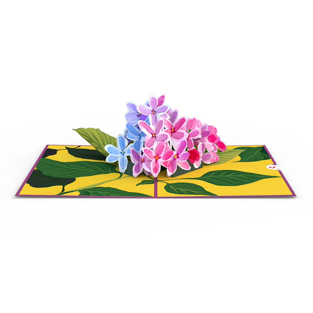 Soon We Will Be Together Lilacs Pop-Up Card - Image 3