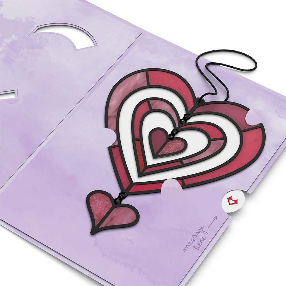 Spinning Heart Suncatcher Card - Image 4