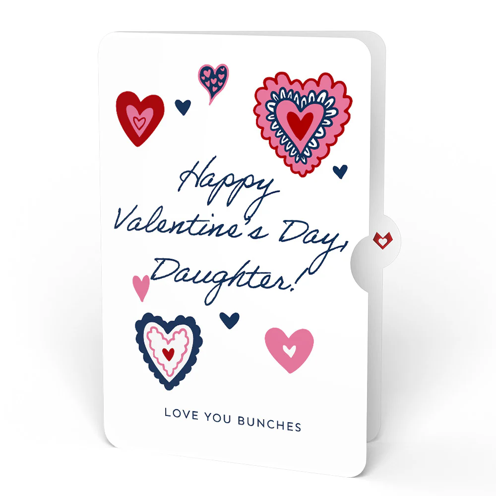 Spinning Heart Valentine Suncatcher Card and Sentiment Set for Daughter - Image 4