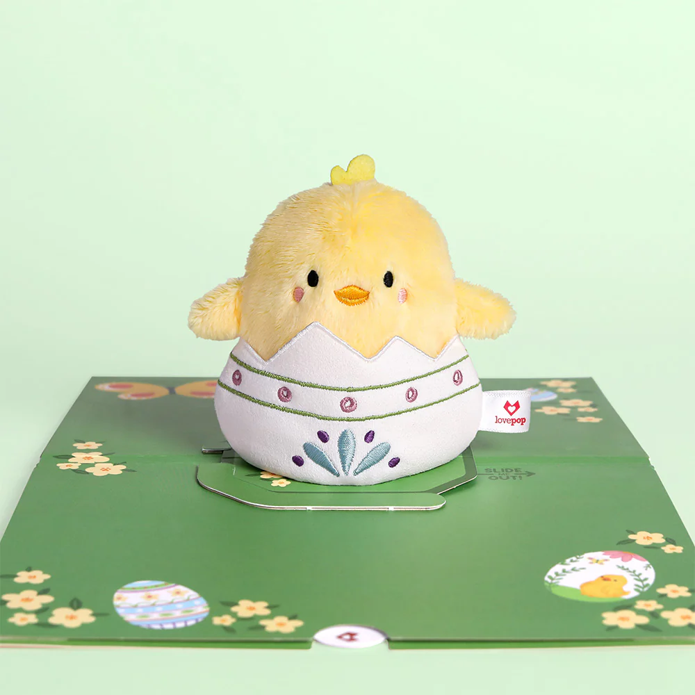 Spring Chick Plushpop Card - Image 4