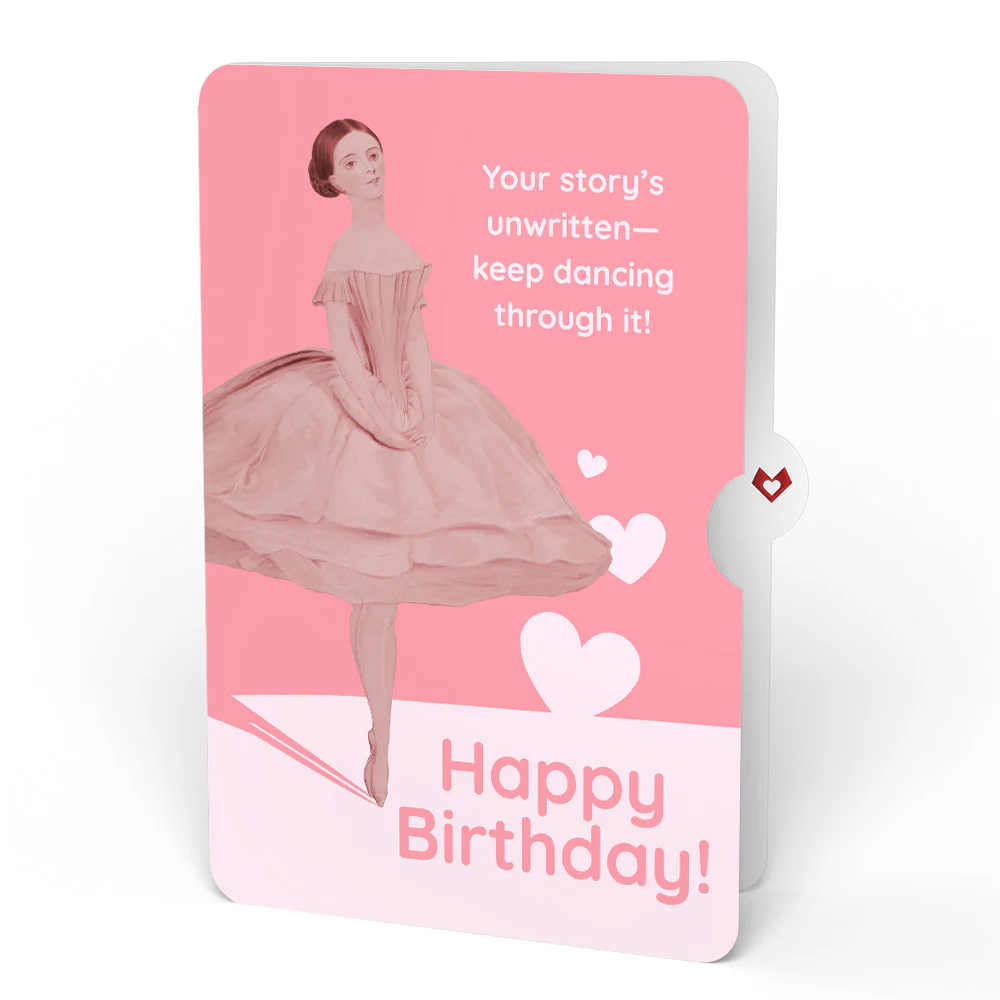 Spring Joy Birthday Bouquet and Dancing Through Life Sentiment Set - Image 4