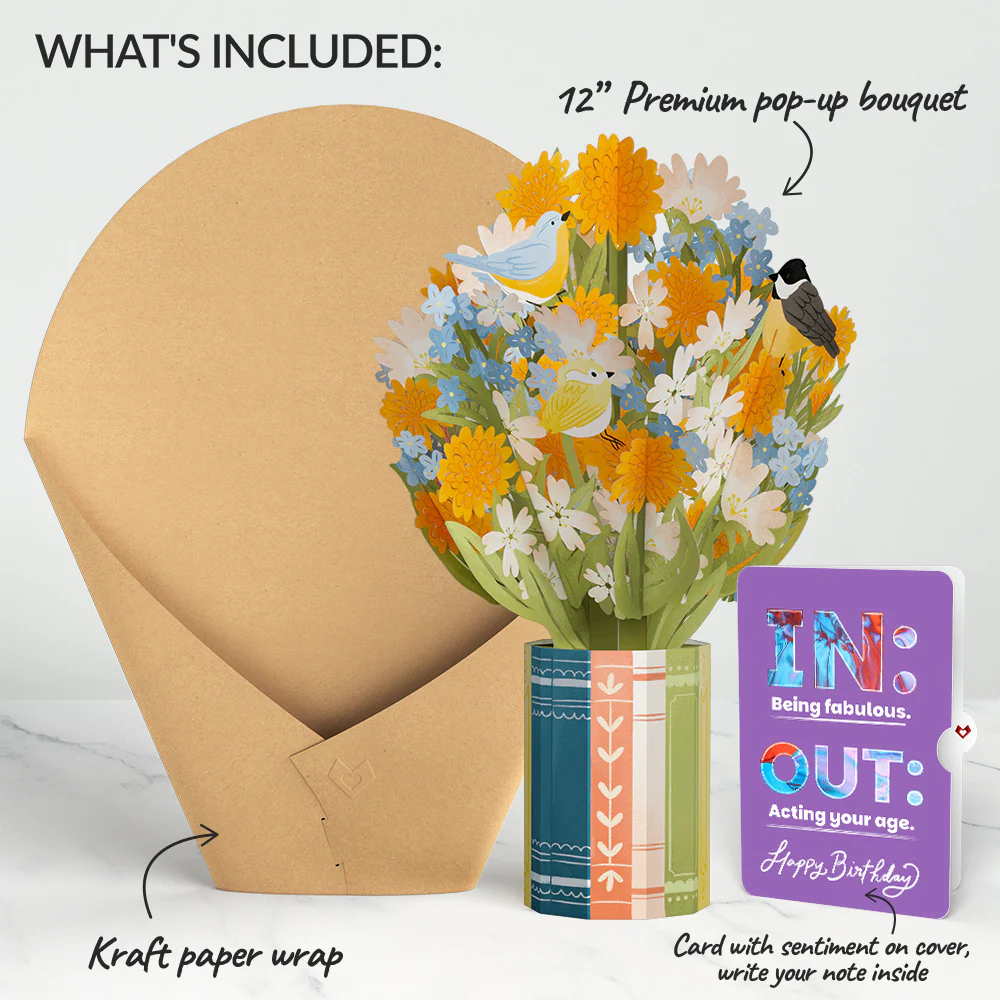 Spring Joy Birthday Bouquet and IN & OUT Sentiment Set - Image 2