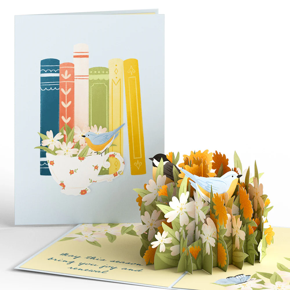 Spring Joy Pop-Up Card & Bouquet Bundle - Image 2