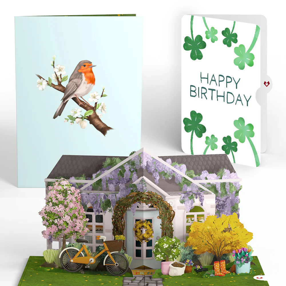 Spring Welcome Birthday Pop-Up Card and Sentiment Set