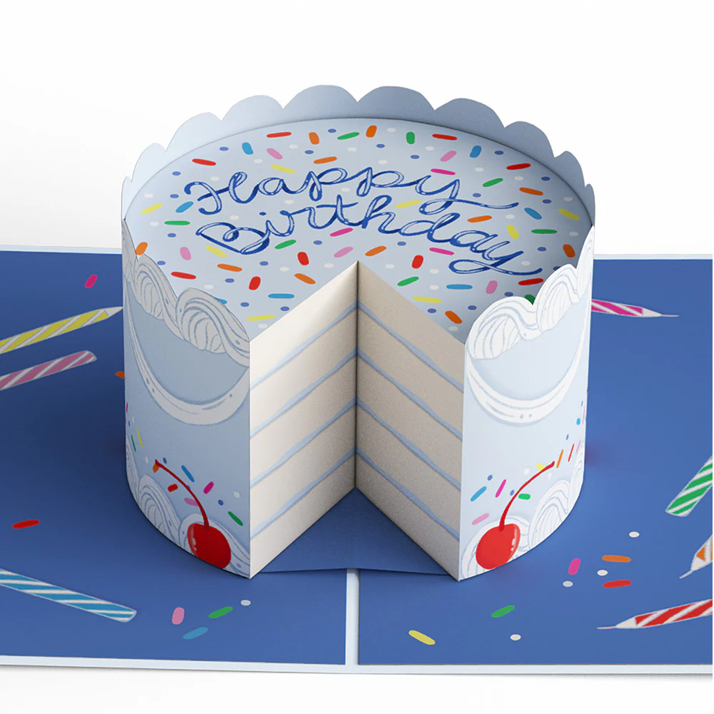 Sprinkled with Love Birthday Cake Pop-Up Card and Sentiment Set for Brother - Image 3