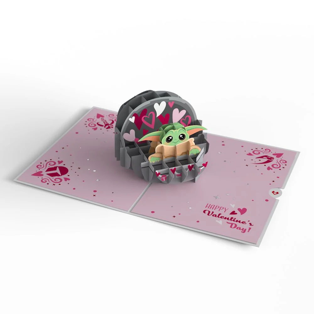 Star Wars™ The Mandalorian™ Grogu™ Love is the Way Pop-Up Card - Image 3